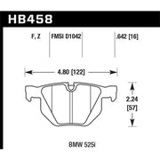 Hawk Performance HB458F.642