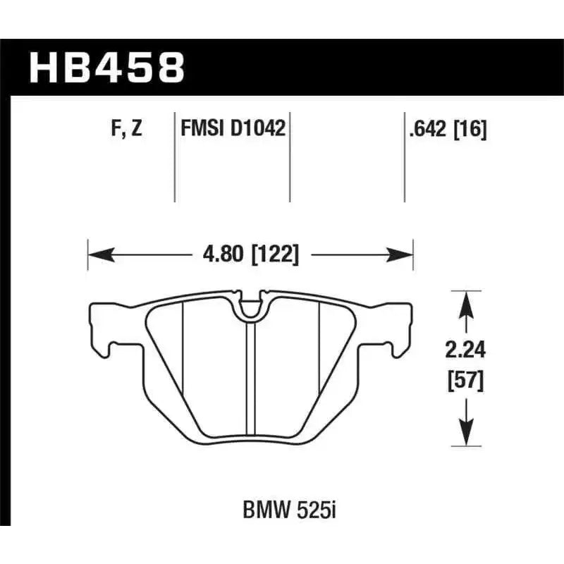 Hawk Performance HB458F.642