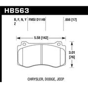Hawk Performance Hawk 06-07 Dodge Magnum SRT8 / 06-09 Challenger SRT8 / 05-07/09 Chrysler 300 C SRT8 HP Plus Street F