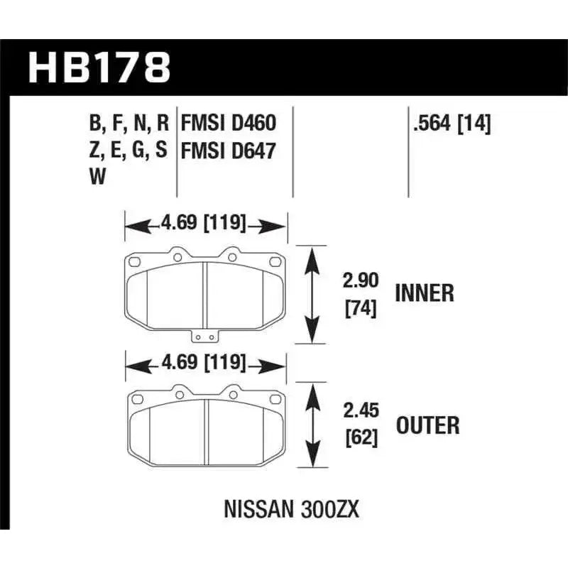 Hawk Performance HB178F.564