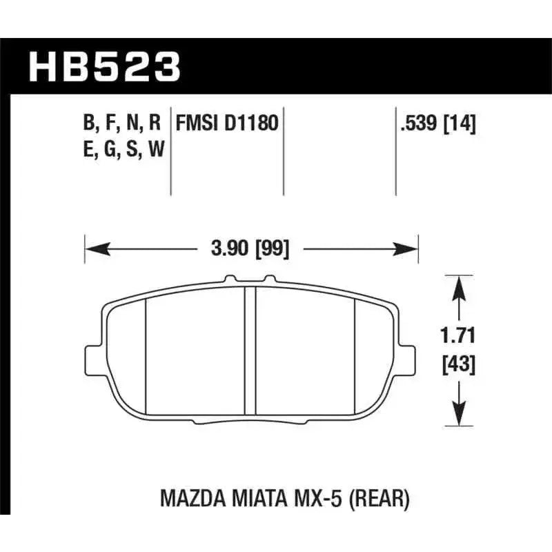 Hawk Performance HB523W.539