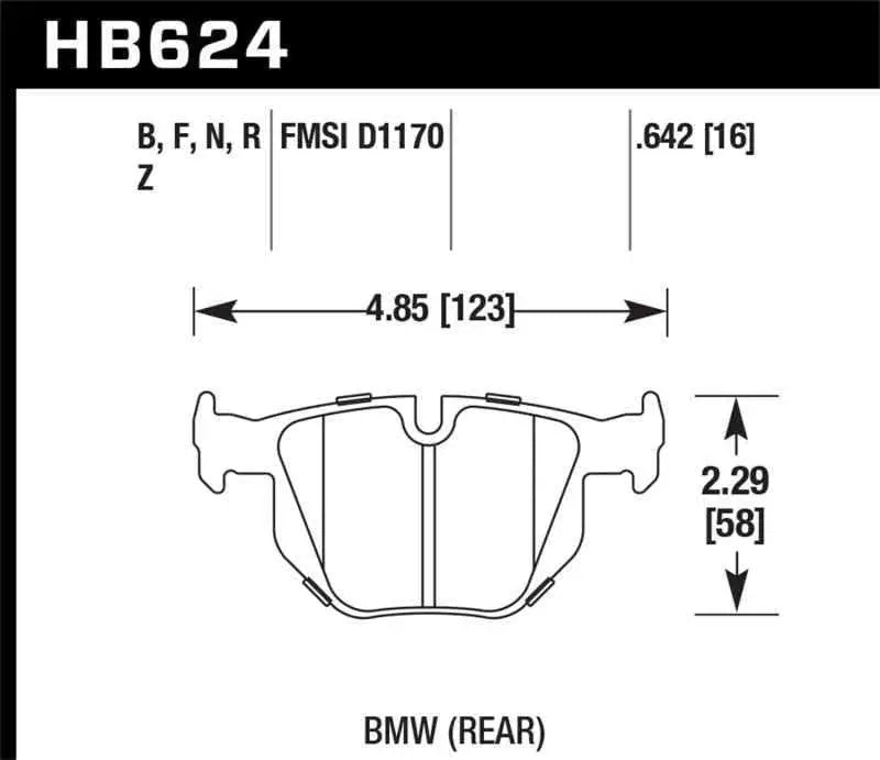 Hawk Performance HB624F.642