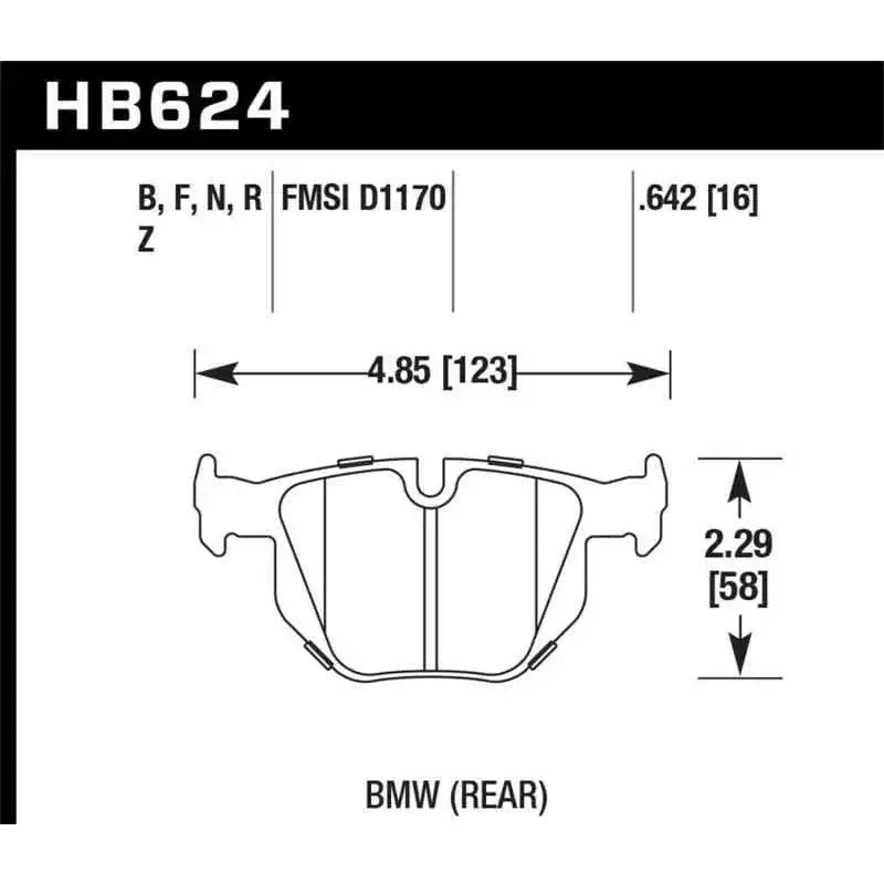 Hawk Performance HB624F.642