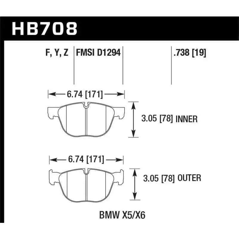 Hawk Performance HB708F.738