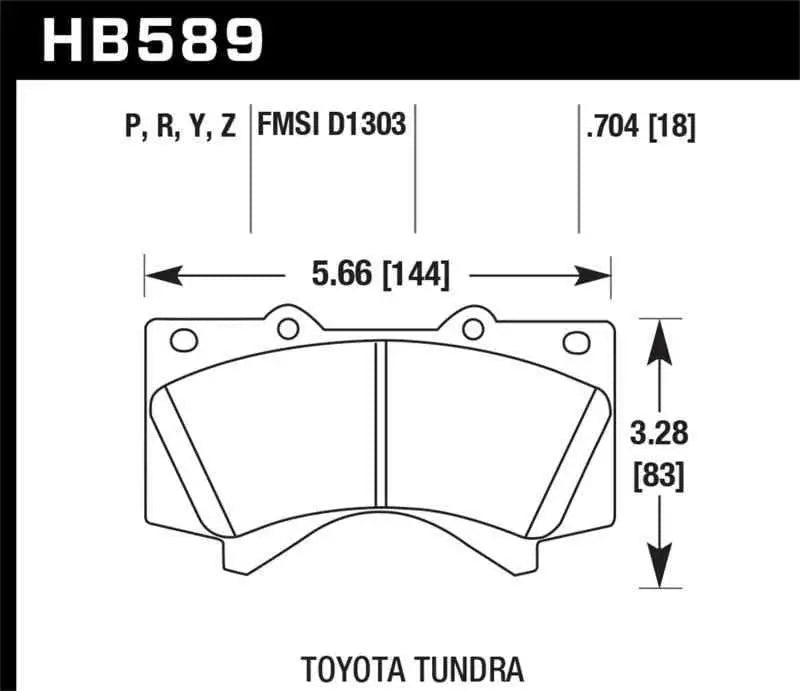Hawk Performance HB589P.704