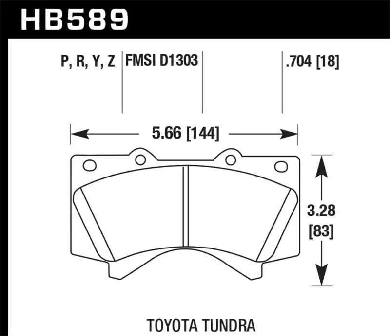 Hawk Performance HB589P.704