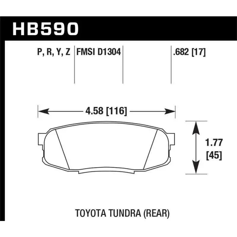 Hawk Performance HB590P.682