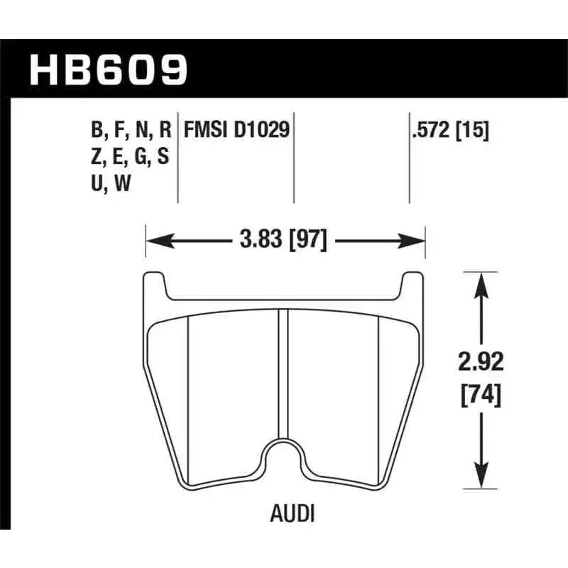 Hawk Performance HB609G.572