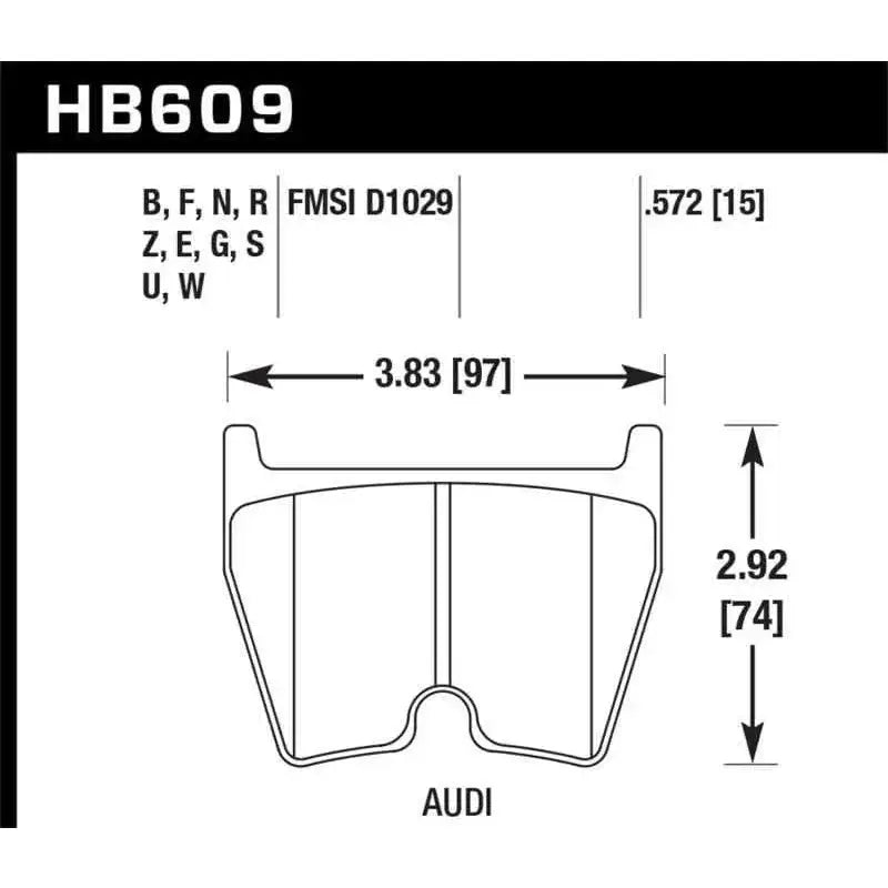 Hawk Performance HB609G.572