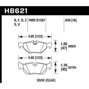 Hawk Performance HB621U.638