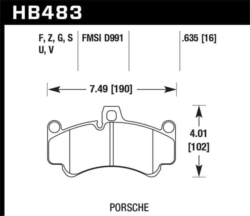 Hawk Performance HB483Z.635