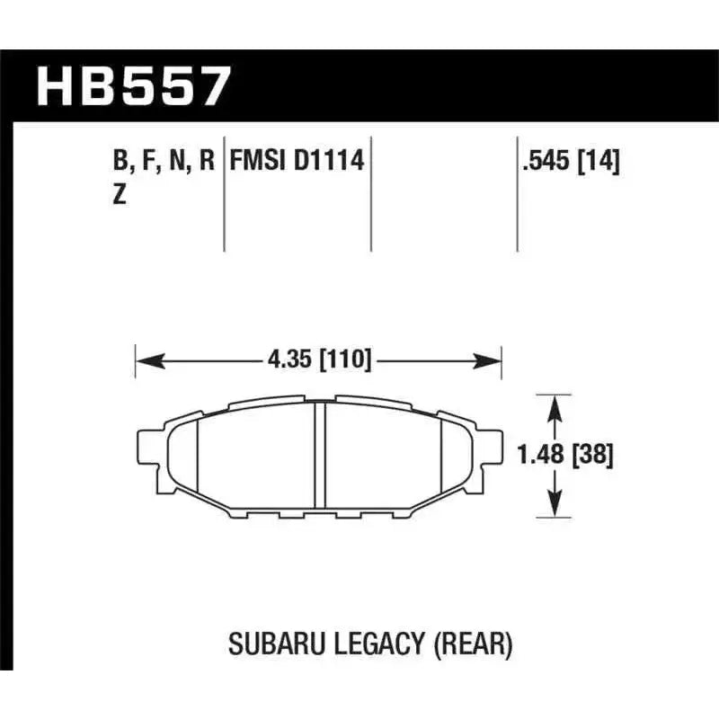 Hawk Performance HB557F.545