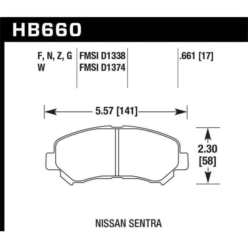 Hawk Performance HB660F.661
