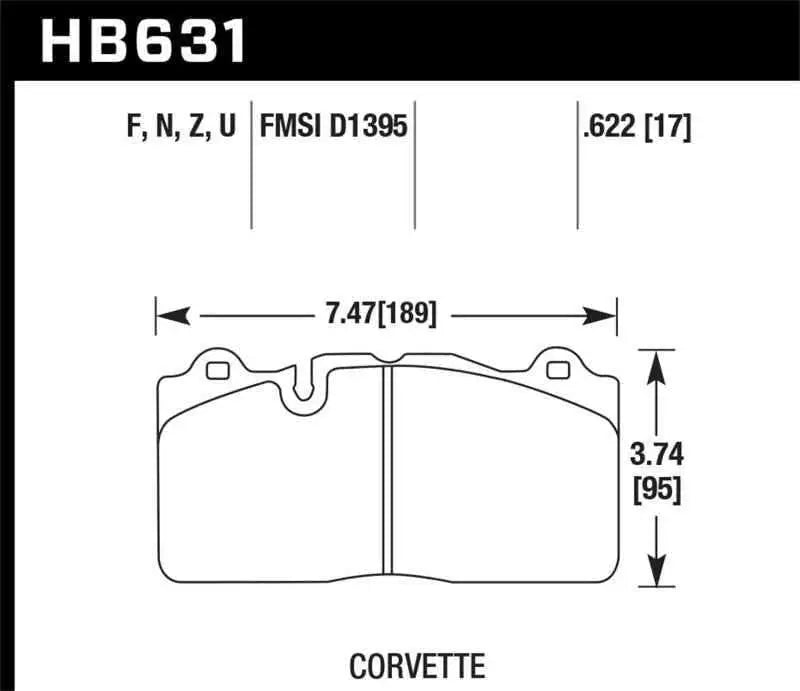Hawk Performance HB631N.622