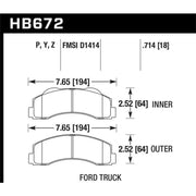 Hawk Performance HB672Y.714