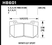 Hawk Performance HB601U.626