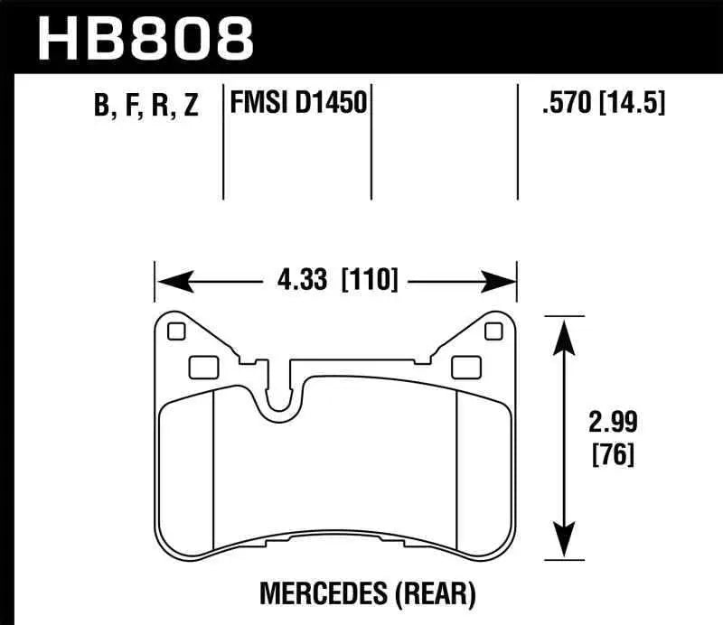 Hawk Performance HB808Z.570