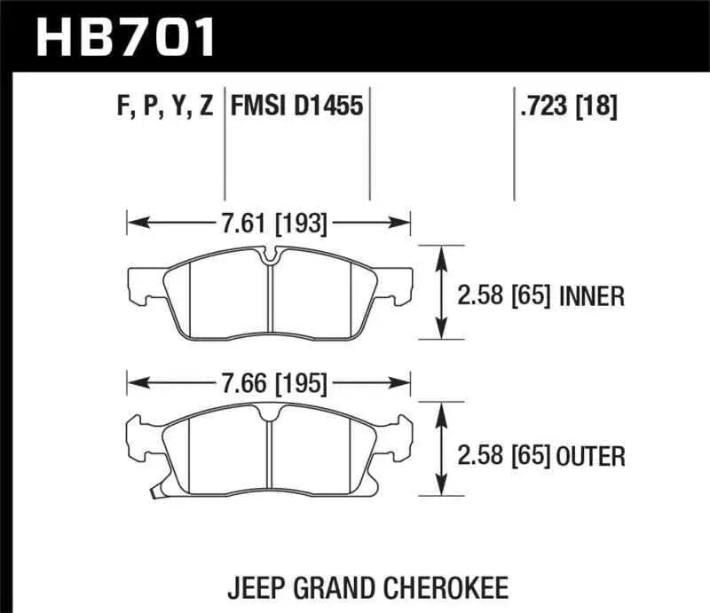 Hawk Performance HB701B.723