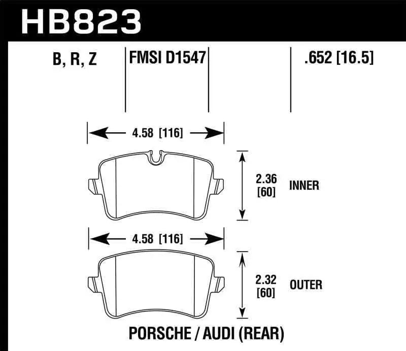 Hawk Performance HB823B.652