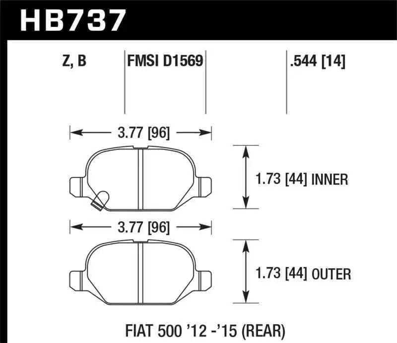 Hawk Performance HB737B.544