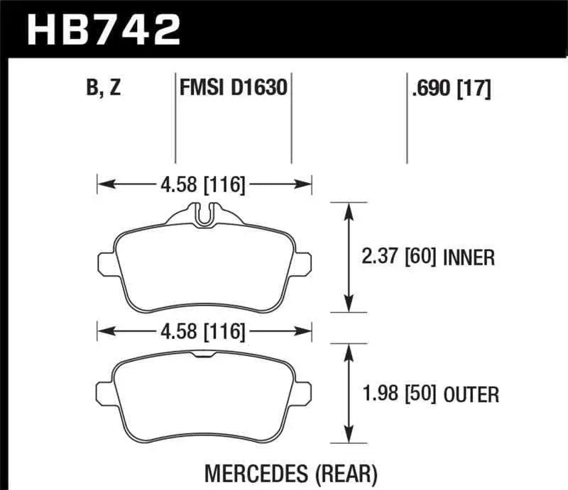 Hawk Performance HB742B.690