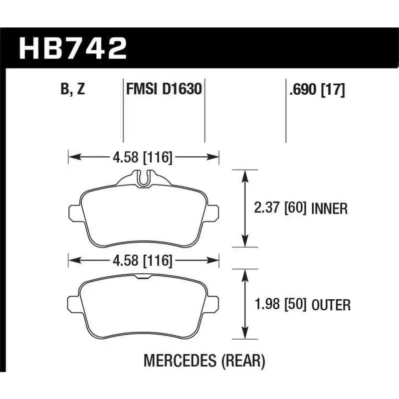 Hawk Performance HB742B.690
