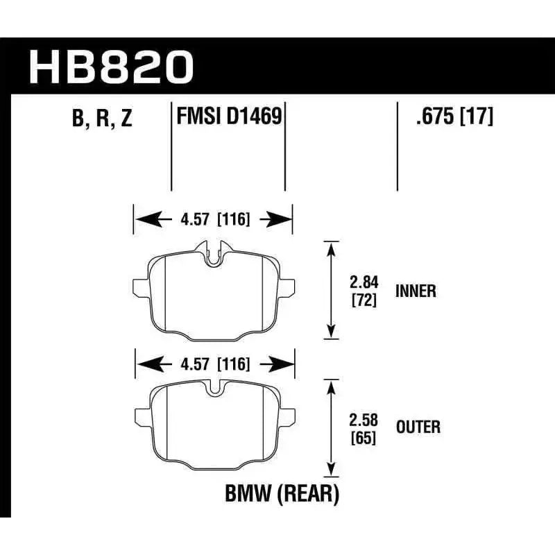 Hawk Performance HB820Z.675