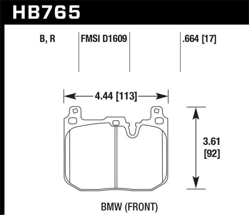 Hawk Performance HB765Z.664