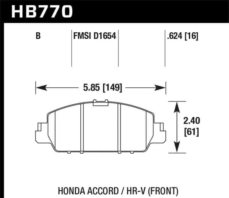 Hawk Performance HB770B.624