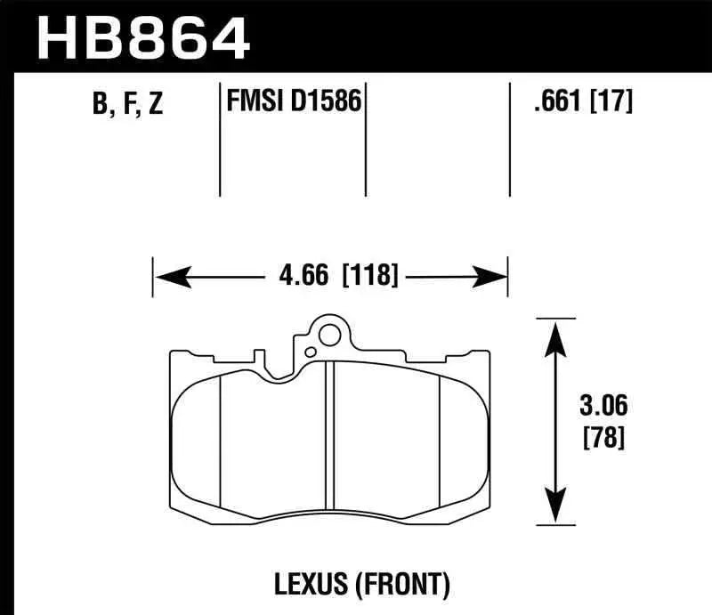 Hawk Performance HB864Z.661