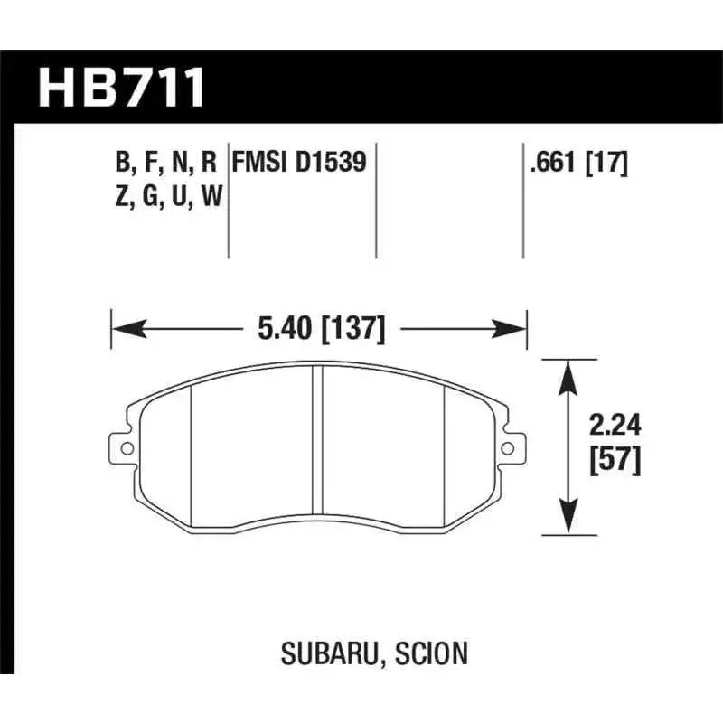 HAWK HB711F.661