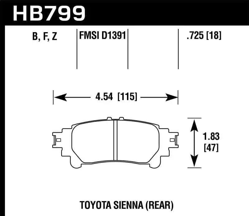 Hawk Performance HB799Z.597