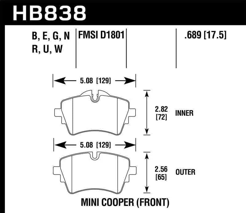 Hawk Performance HB838B.689