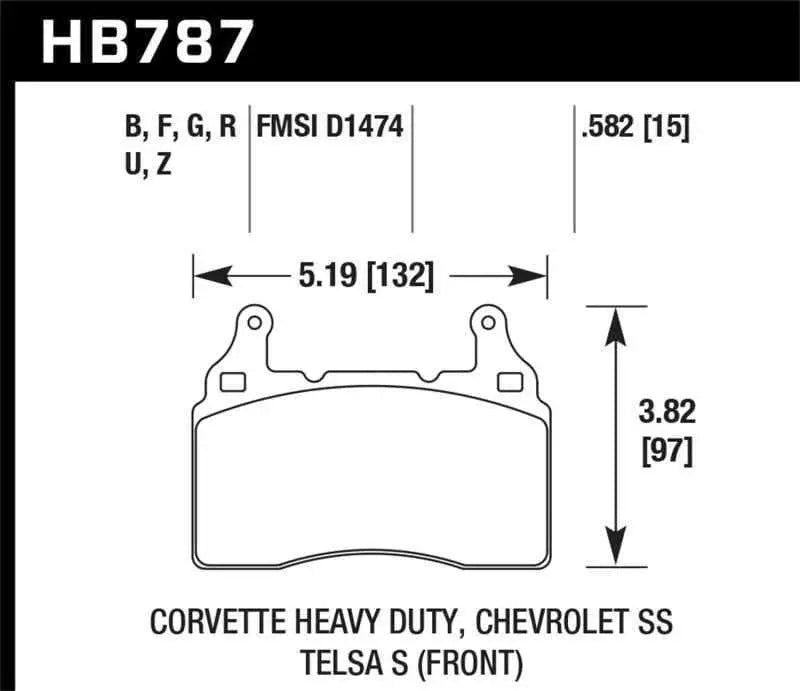Hawk Performance HB787Z.582