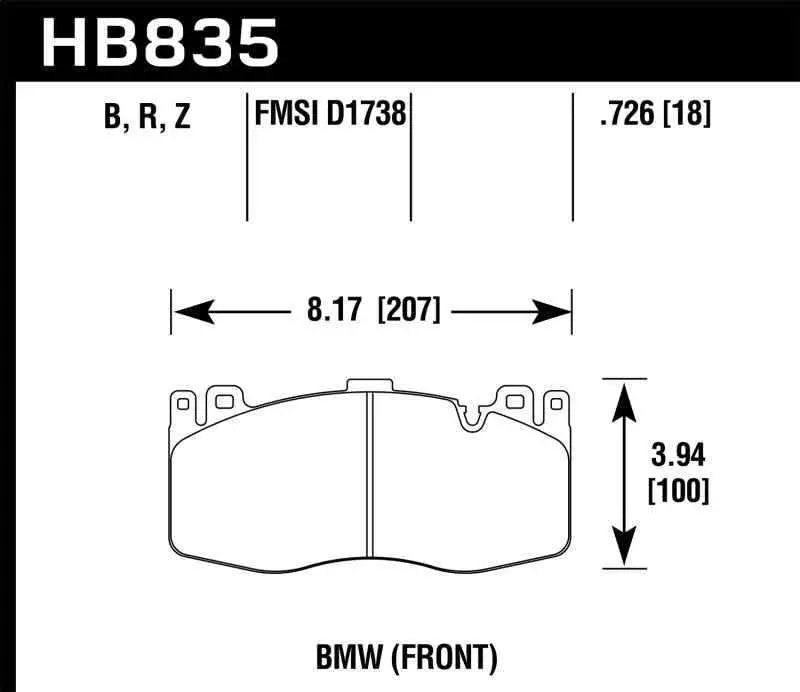 Hawk Performance HB835Z.726