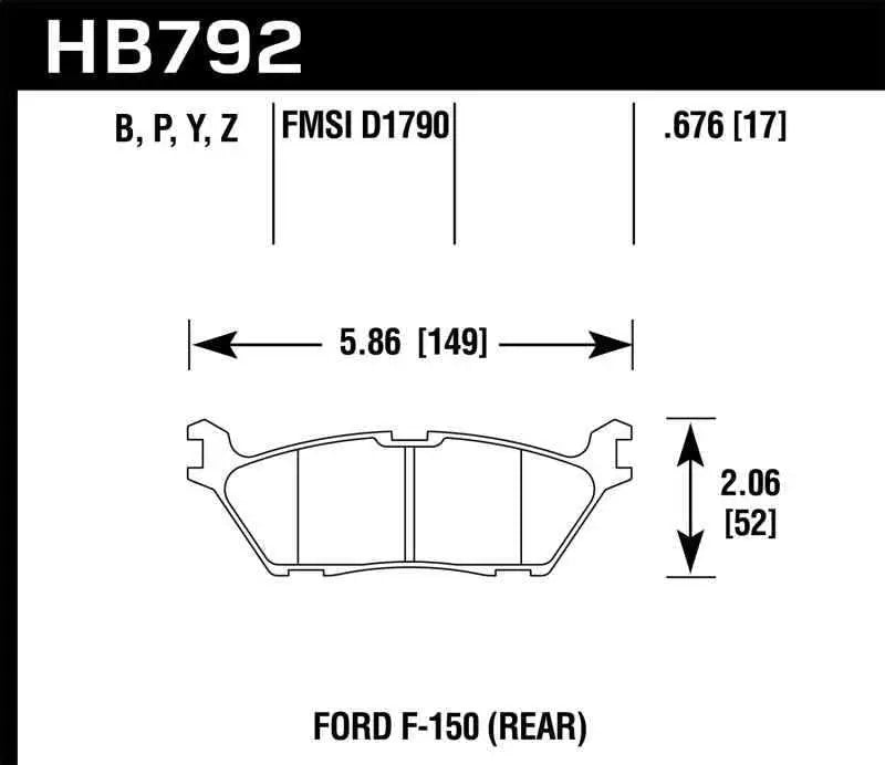 Hawk Performance HB792Y.676