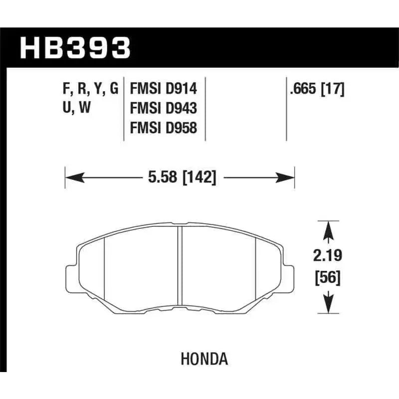 Hawk Performance HB393W.665