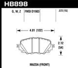 Hawk 17-19 Fiat 124 Spider HPS 5.0 Front Brake Pads 