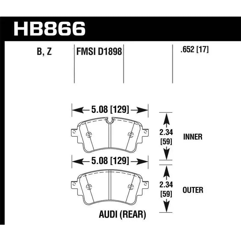 Hawk Performance HB866B.652