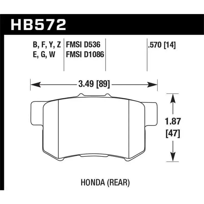 Hawk Performance HB572B.570