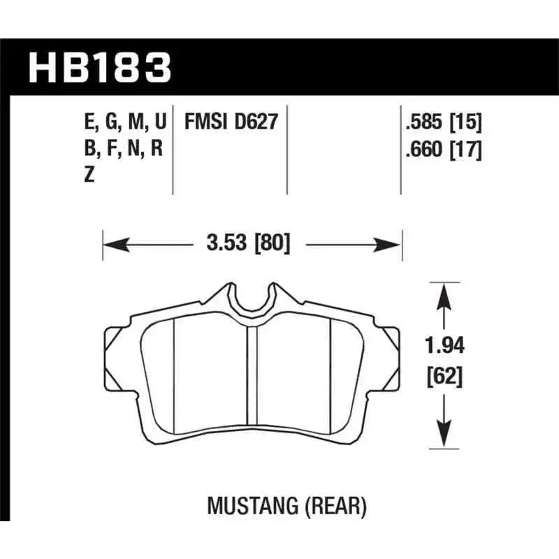 Hawk Performance HB183B.585