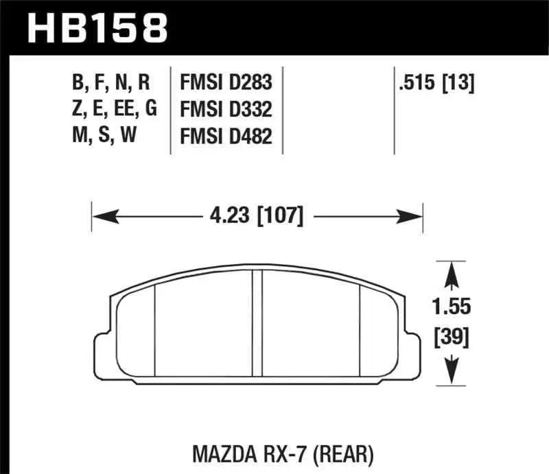 Hawk Performance HB158B.515