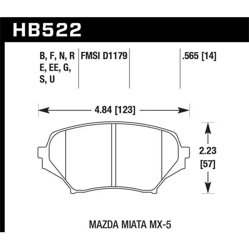 Hawk Performance HB522B.565