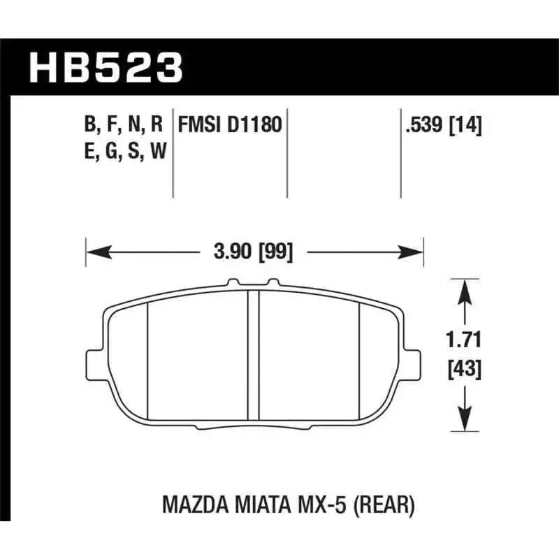 Hawk Performance HB523B.539
