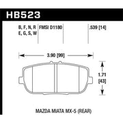 Hawk Performance HB523B.539