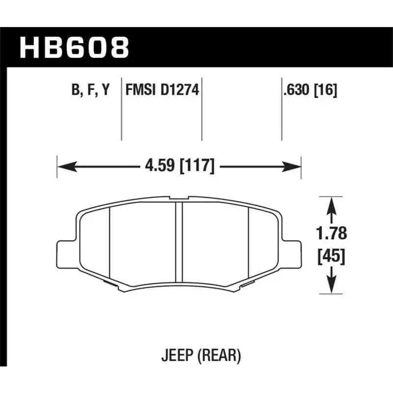 Hawk Performance HB608B.630