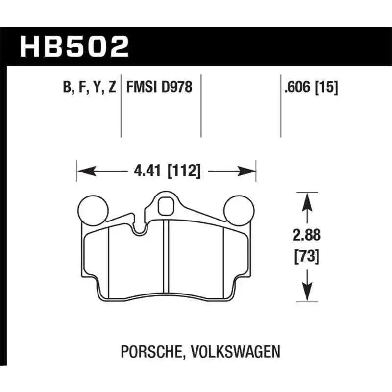 Hawk Performance HB502B.606