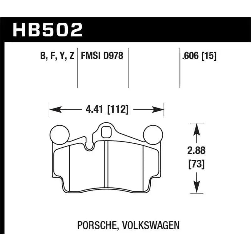 Hawk Performance HB502B.606