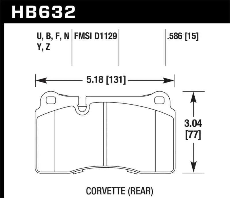 Hawk Performance HB632B.586