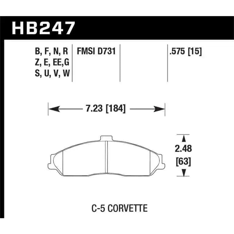 Hawk Performance HB247B.575